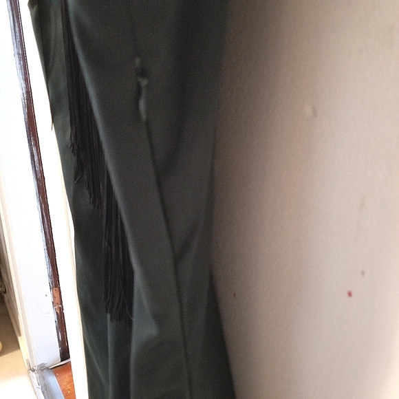 🇨🇦LaBeL Art to Wear Long Fringe Mini Dress - Picture 5 of 9